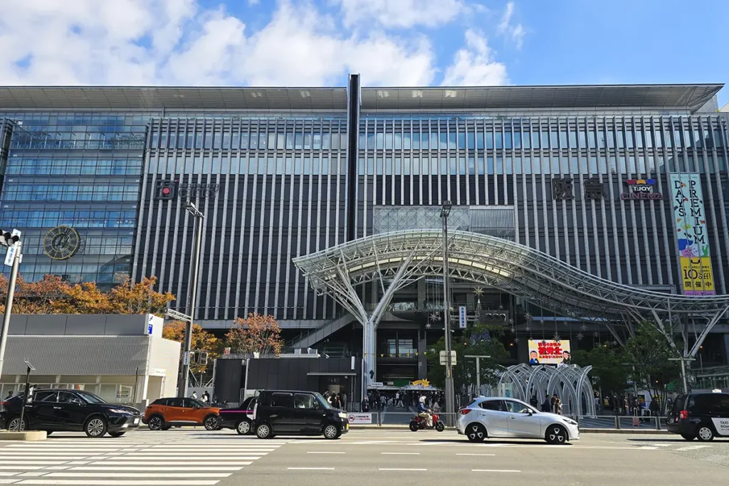 하카타역 하카타 구치의 전경