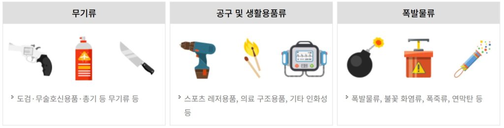 뉴카멜리아호 반입 금지