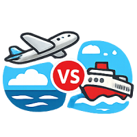 선박과 항공비용 비교